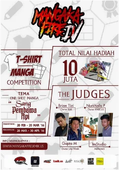 Poster Mangaka Fire 4, 2016