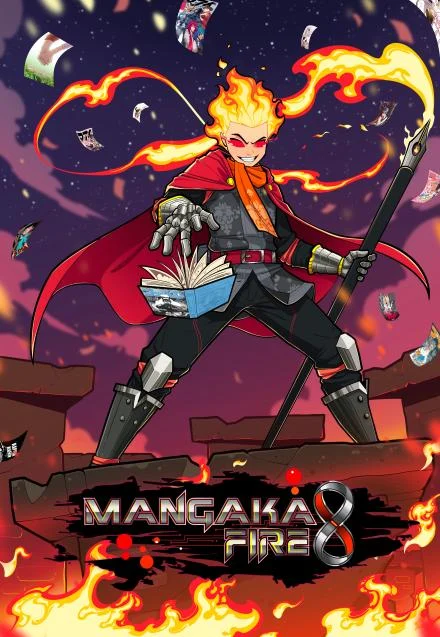 Poster Mangaka Fire 8, 2024