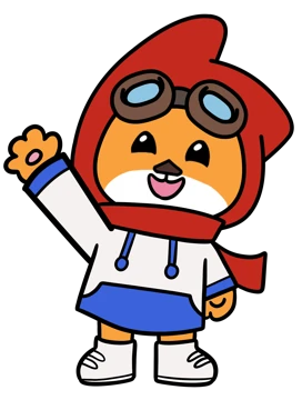 Maskot KMI mengajak berkarya