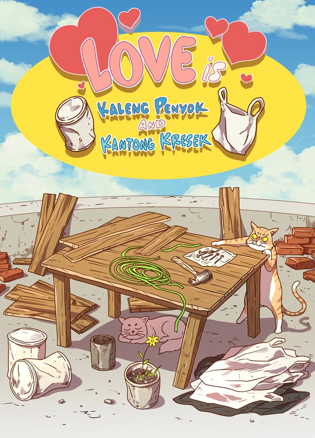 Sampul Love is Kaleng Penyok and Kantong Kresek
